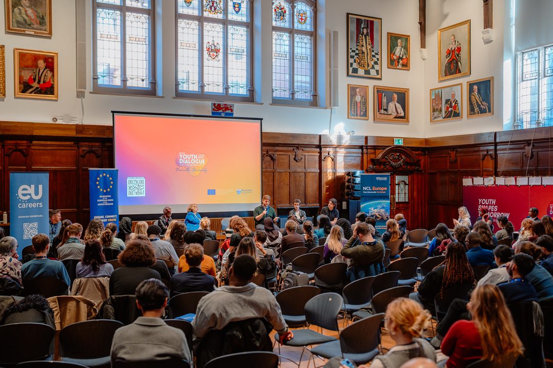 The plenary hall at Newcastle University during the 2025 Dialogue